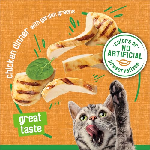 Purina Friskies pate cat food with real chicken, 5.5 oz cans, pack of 24 for adult cats