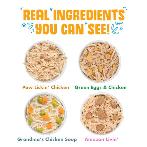 weruva classic cat food variety pack, 24 x 5.5oz cans, grain-free, gluten-free