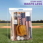 20 Gallon Heavy Duty Jumbo Storage Bags with Handle – 24" x 34" Resealable Zipper Top, Oversized Storage Solution for Clothes, Food, Pillow, Bedding, Household, BPA-Free, Pack of 5, 6 Mil Thick