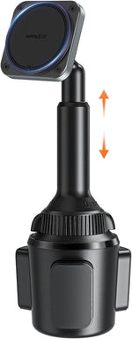 APPS2Car Universal Car Cup Phone Holder | Quick Extension Long Arm | 360° Swivel | Adjustable for iPhone, Samsung, Google, and All Smartphones | Stable & No Shake Design