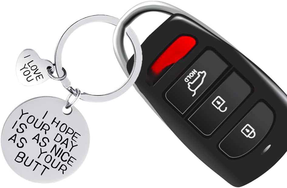 Gifts for Women Christmas Stocking Stuffers - I Hope Your Day Keychain - Perfect Valentines Day Gifts for Her, Girlfriend, Husband, Wife I Love You Romantic Presents Gift Ideas