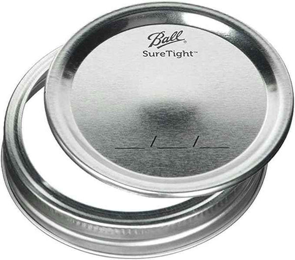 Ball Wide Mouth Glass Mason Jars with Lids and Bands, Used for Canning, Pickling, Juice, Jam, Jelly, Quart Size 32 Ounce (Pack of 2)