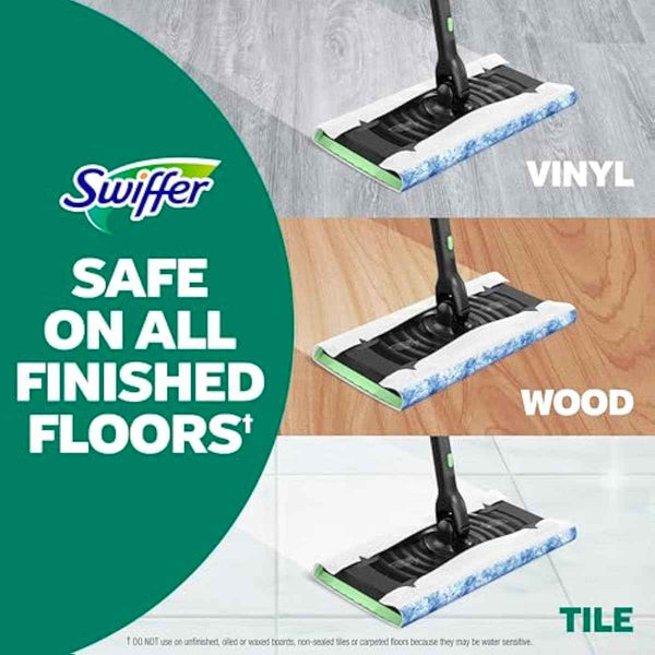 Swiffer Sweep + Mop Wet Pads Refill: Heavy-Duty, Fresh Scent for Cleaning Hard Floors