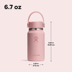 Hydro Flask Micro Bottle 6.7 Oz Trillium Pink Insulated Mini Leak Proof Flask