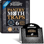 Dr. Killigan's Premium Black Double Potent Pantry Moth Traps with Pheromones Prime, 6 Pack