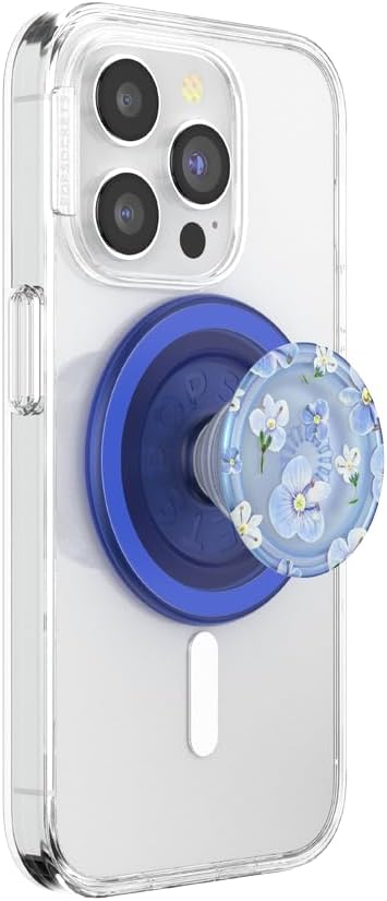 PopSockets Phone Grip with Expanding Kickstand, Adhesive Grip, Cute PopSockets - Purple Fields