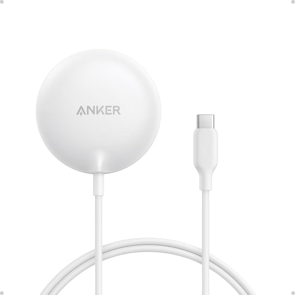 Anker Zolo Magnetic Wireless Charger, Qi2 Certified 15W MagSafe-Compatible Wireless Charging Pad, for iPhone 17/16/15 Series, AirPods, and More (Not for Pixel, Adapter Not Included) (Black, 2 Pack)