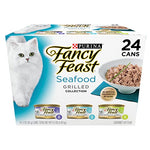fancy feast grilled wet cat food seafood collection 24 pack 3 oz cans