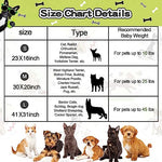 Rezutan 3 pack soft blankets for dogs and cats, 41x31inch, gray/blue/beige, premium flannel