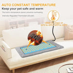 texsens cat heating pad heated pet bed dog mat with chew resistant cord and removable soft cover for outdoor cat houses