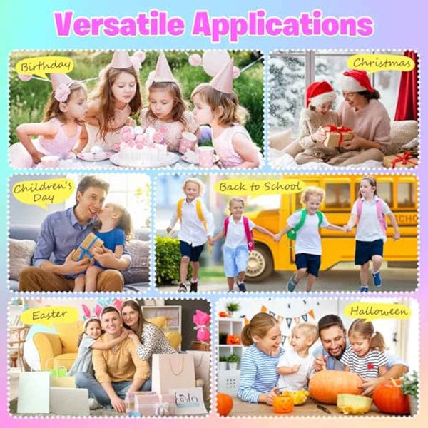 Mini Karaoke Machine for Kids Girls: Unicorn Portable Bluetooth Speakers with 2 Wireless Mic Toys for Girls Age 4-6 7 8 9 Years Old Girl Easter Birthday Gifts for 5 6 7 8 9 10 11 Years Teens Purple