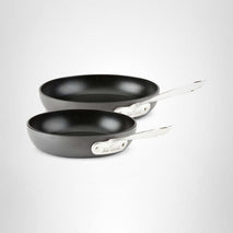 All-Clad 2-Piece Hard Anodized Non-Stick Fry Pan Set, 8-10 Inch, Induction and Oven Safe Cookware for Home Kitchen, Dishwasher Safe