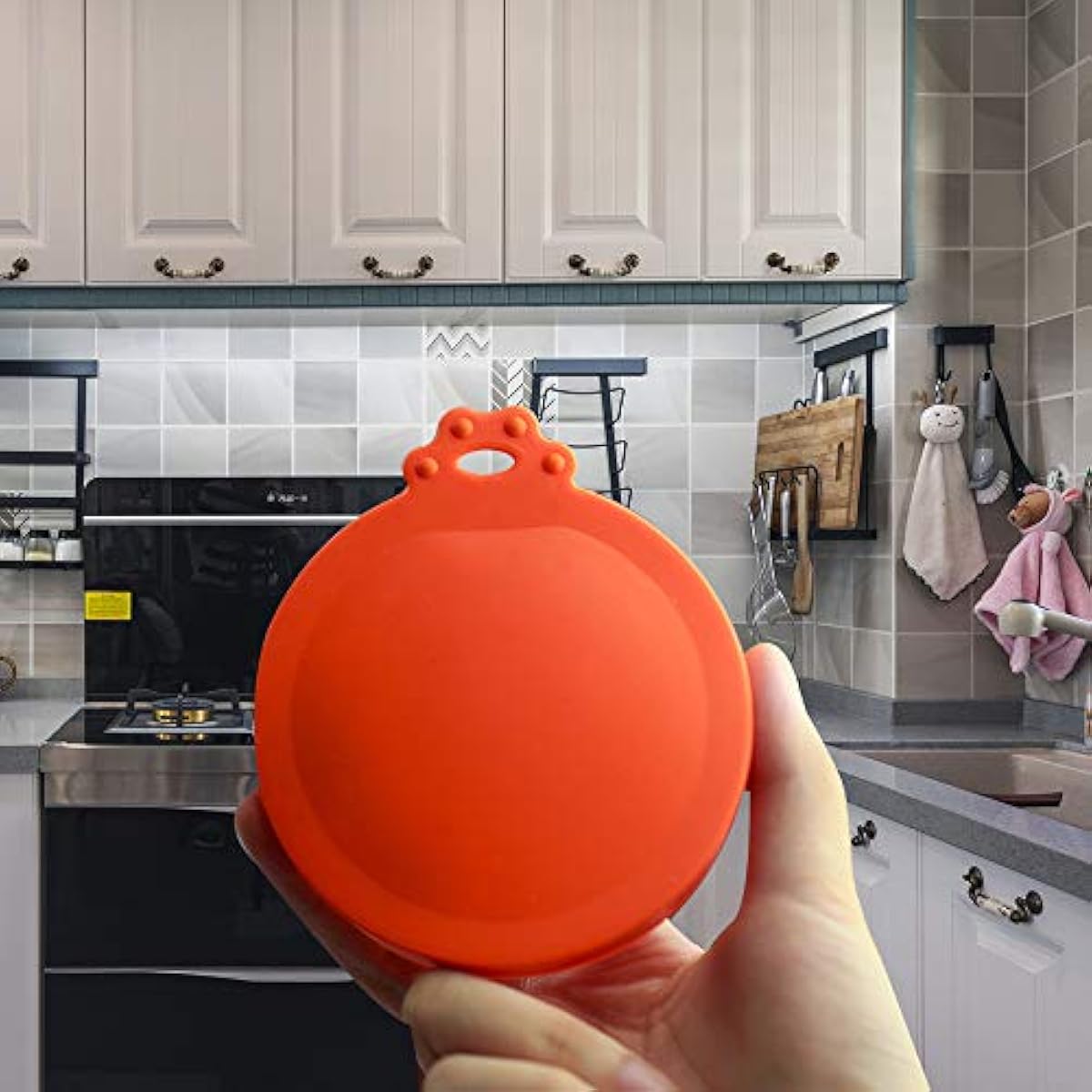 6 packs Pet Food Can Lids, Food Safe BPA-Free & Dishwasher Safe, Can Covers Most Standard Size Dog and Cat Can Tops