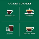Cafe La Llave Latin Style Espresso Pods, Dark Roast, 80 Count Aluminum Capsules