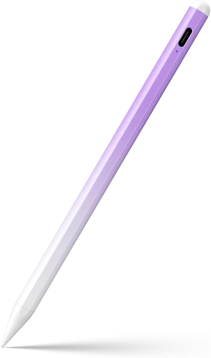 Stylus Pen for iPad 6th-11th Generation-2X Fast Charge Active Pencil Compatible with 2018-2025 Apple iPad Pro 11"/12.9"/M4, iPad Air 3/4/5/M2/M3,iPad mini 5/6 Gen-White