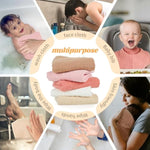 muslin 100% cotton burp cloths soft absorbent 10x20 inches baby essentials for girls and boys