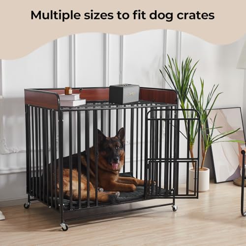 Chew proof dog crate pad for large dogs, indestructible and waterproof, machine washable, durable kennel pad for aggressive chewers, 28x41 inches