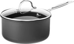 Cuisinart 1-Quart Saucepan with Nonstick Hard Anodized Exterior and Cover