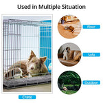 dog bed crate pad for medium/large dogs ultra soft washable anti slip kennel pad for dogs cozy sleeping mat gray 36inch