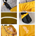 Dog Snow Suit with Attached Boots, PU Water-Resistant Winter Hiking Leggings for Outdoor Adventures