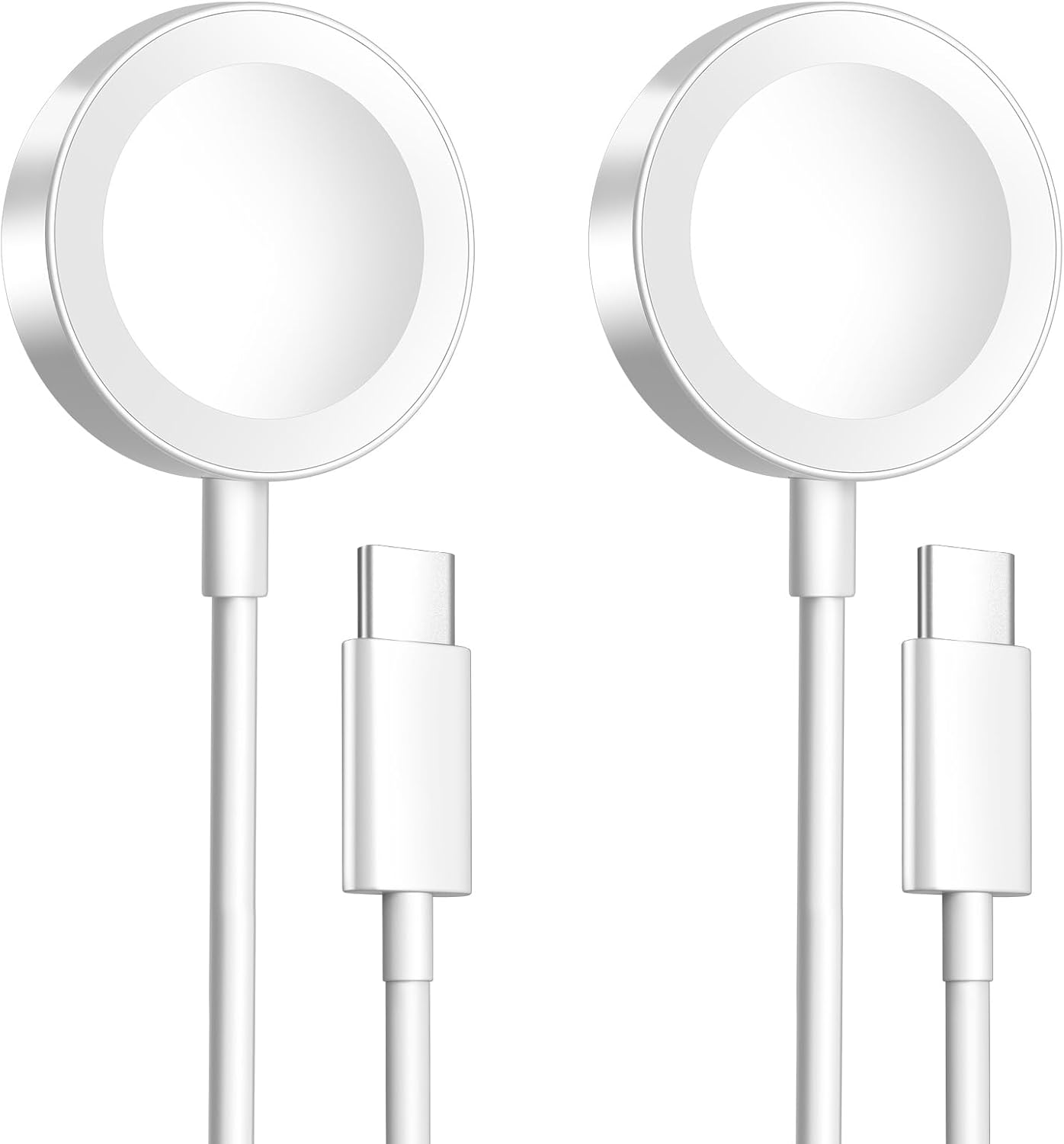 𝟐𝟎𝟐𝟔 𝐔𝐩𝐠𝐫𝐚𝐝𝐞𝐝 Magnetic Charging Cable for Apple Watch Charger,[USB C Port] Wireless Charging Cable Compatible with iWatch Series Ultra/10/9/8/7/6/SE/SE2/5/4/3/2[3.3FT]-White