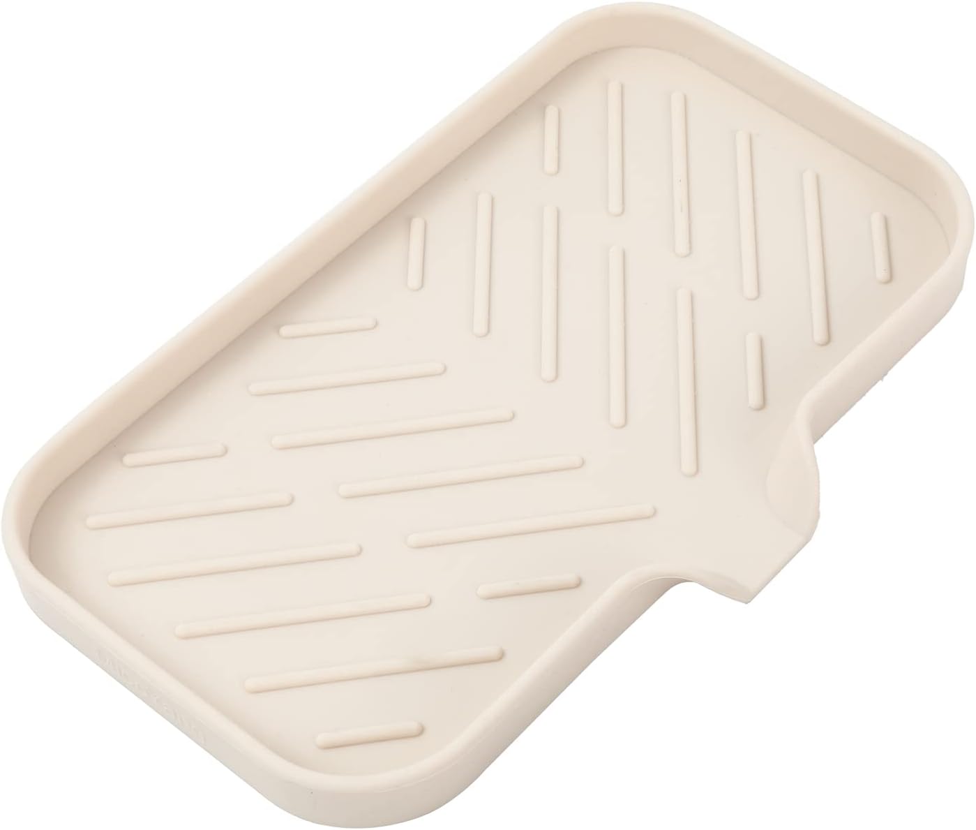 Silicone Bathroom Soap Dishes with Drain Spout-Bathroom and Kitchen Sink Organizer,Sponge Holder,Dish Soap Tray,Perfect for Dispenser,Scrubber,Bottle,Cup on Sink or Counter-Black 4.9"×3.2"