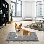 empsign dog crate pad reversible kennel mat, machine washable, cozy star pattern sleeping pad for small medium large dogs