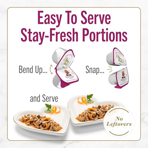 purina fancy feast petites tender beef entree with carrots in gravy gourmet wet cat food (pack of 12) 2.8 oz. tubs