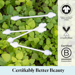 Sky Organics organic baby cotton swabs, 60 count, ultra soft, baby safe tips, strong and durable, hypoallergenic, chlorine free