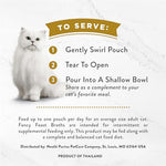 purina fancy feast adult cat food toppers 12-pack with real salmon and whitefish creamy broth