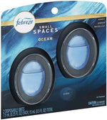 Febreze Bathroom Air Freshener, Odor-Fighting, Plug In Alternative, Air Fresheners for Home, Bathroom, & Kitchen, Closet Air Fresheners, Pet & Litter Box Odor Fighter, Refresh & Energize Scent, 4ct