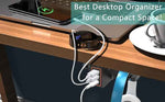 cozoo Headphone Stand with USB Charger Under Desk Headset Holder Mount 3 USB Charging Station,iWatch Stand Watch Dock Dual Earphone Hanger Hook,PC Accessories Gifts,UL Tested