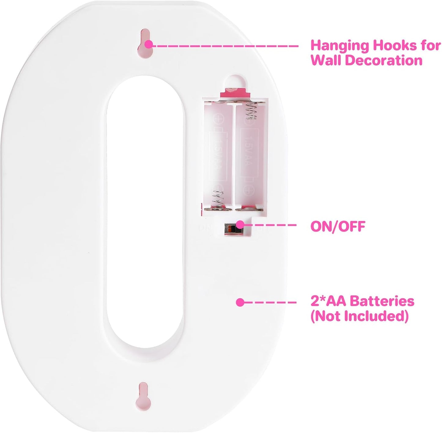 Valentines Day Decorations -4 LED Marquee Light Up Letters "LOVE" for Home Valentines Shelf Mantel Fireplace Tabletop Wedding Party Decorations