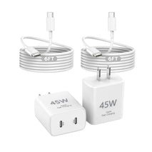 45W Apple USB C Charger Fast Charging for iPhone 17/16/15, 2Pack 6FT USB C to C Cable Cord Quick iPhone Charger Block for Apple 17/17 Pro/17 Pro Max/Air/16/16 Pro/16 Pro Max/16 Plus/15/15 Pro Max/iPad