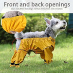 Dog Snow Suit with Attached Boots, PU Water-Resistant Winter Hiking Leggings for Outdoor Adventures