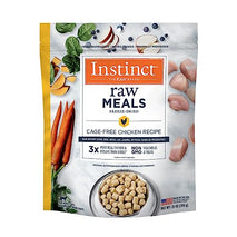 Instinct raw freeze-dried chicken cat food, 25 oz bag, USA made, grain-free, 93% meat, non-GMO