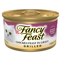 Purina fancy feast grilled wet cat food chicken feast in 3 oz cans pack of 24