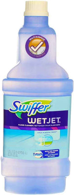 Swiffer WetJet Multi-Purpose and Hardwood Liquid Floor Cleaner Solution Refill, with Gain Scent, 42.2 fl oz each, (Pack of 2)