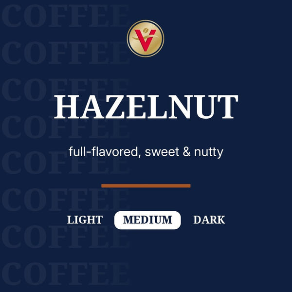 Victor Allen's Hazelnut Flavored Single Serve Coffee Pods for Keurig K-Cup Brewers, 80 Count, Medium Roast
