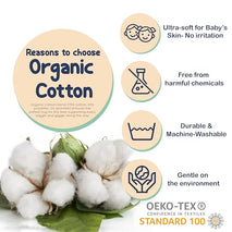 Mother's Choice Organic Cotton Baby Socks 0-6 Months, 12 pairs, Soft, Cozy, and Gentle Socks for Infants Girls and Boys