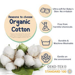Mother's Choice Organic Cotton Baby Socks 0-6 Months, 12 pairs, Soft, Cozy, and Gentle Socks for Infants Girls and Boys