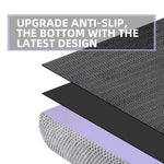 Chic Threads 3-step dog stairs for small dogs, non-slip stable indoor pet steps with high-density foam and corduroy fabric cover