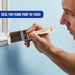Pro Grade Paint Brushes, 5-Piece Paint Brush Set, Flat & Angle Brushes for Walls, Trim, Cabinets, Interior & Exterior Latex and Oil Paints, Stains