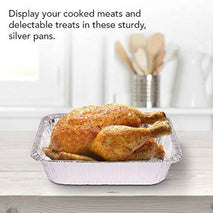 Stock Your Home Aluminum Pans 9x13 Disposable Foil Pans (30 Pack) - Half Size Steam Table Deep Trays - Tin Foil Pans Great for Cooking, Heating, Storing, Prepping Food