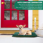petnf outdoor pet heating pad soft electric blanket auto temperature control heated mat for dogs and cats