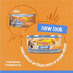 Purina Friskies Shreds with Chicken in Wet Cat Food Gravy - 5.5 oz Cans, Pack of 24