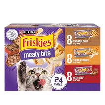 purina friskies gravy wet cat food variety pack, 24 cans, 5.5 oz. each