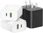 4 Pack USB C Charger Block for iPhone and iPad