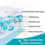 KANECH Bed Pads Washable Waterproof , 44"x52" (1 Pack) - Heavy Absorbency Reusable Incontinence Underpads for Adults, Elderly, Kids & Pets - Quick Drying Mattress Protector for Bed, Sofa, Floor