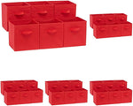 Amazon Basics Collapsible Fabric Storage Cubes Organizer with Handles